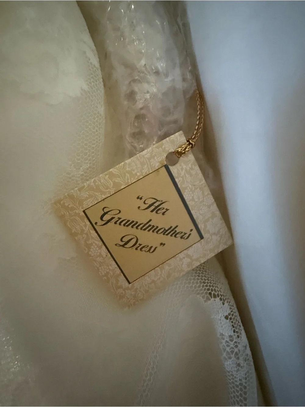 Porcelain Bride Doll in Ivory Lace Gown with Pink Bouquet